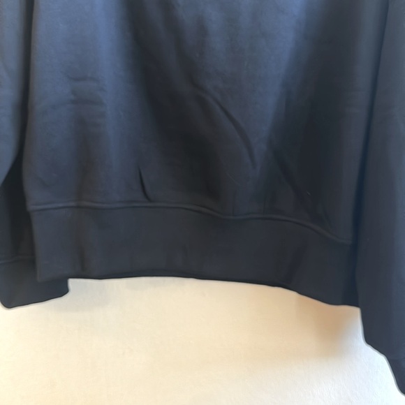 Rae Mode Off The Shoulder Top Size Large Black  Long Sleeve Pullover Stretch - Picture 6 of 8